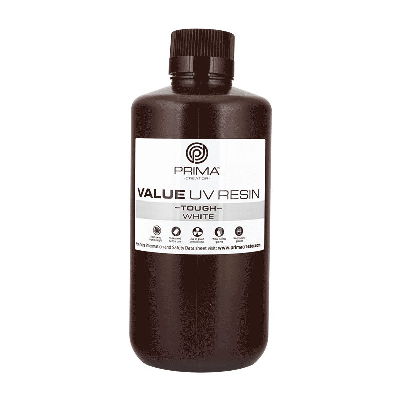 PrimaCreator Value Tough UV Resin (ABS Like) - 1000 ml - White
