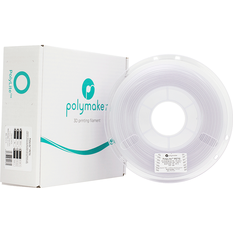 Transparent PETG 2.85mm 1Kg PolyLite Polymaker