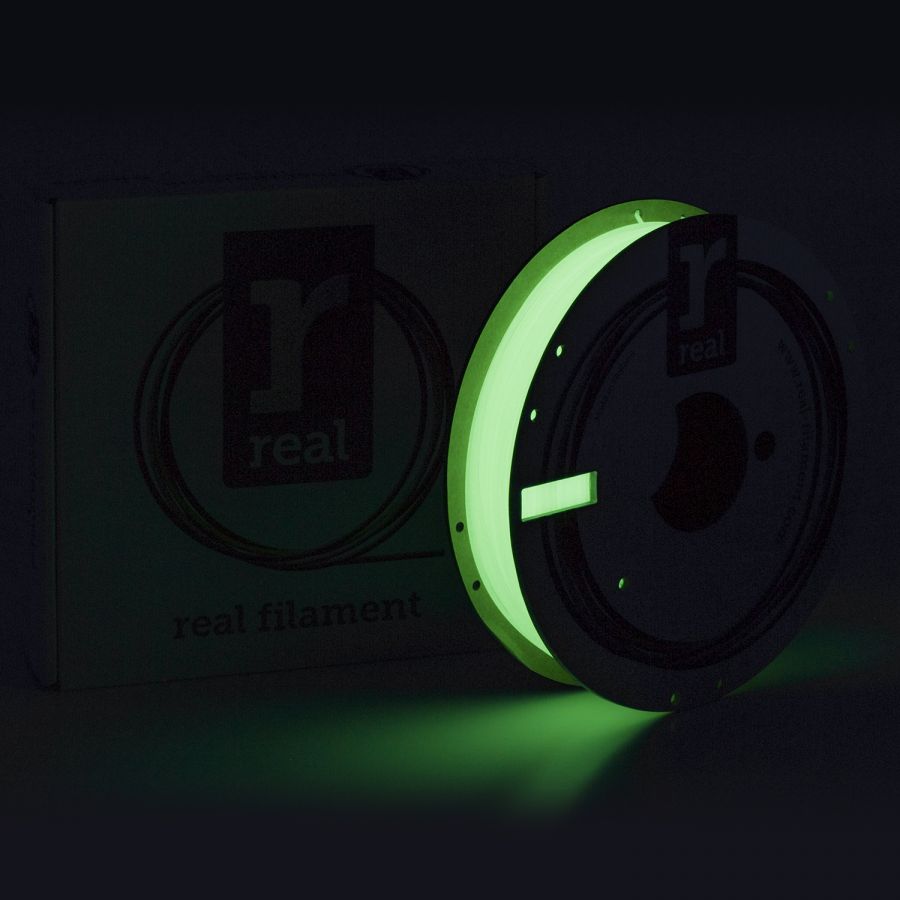 Real Filament PLA Glow in the Dark 1.75mm 0.5Kg