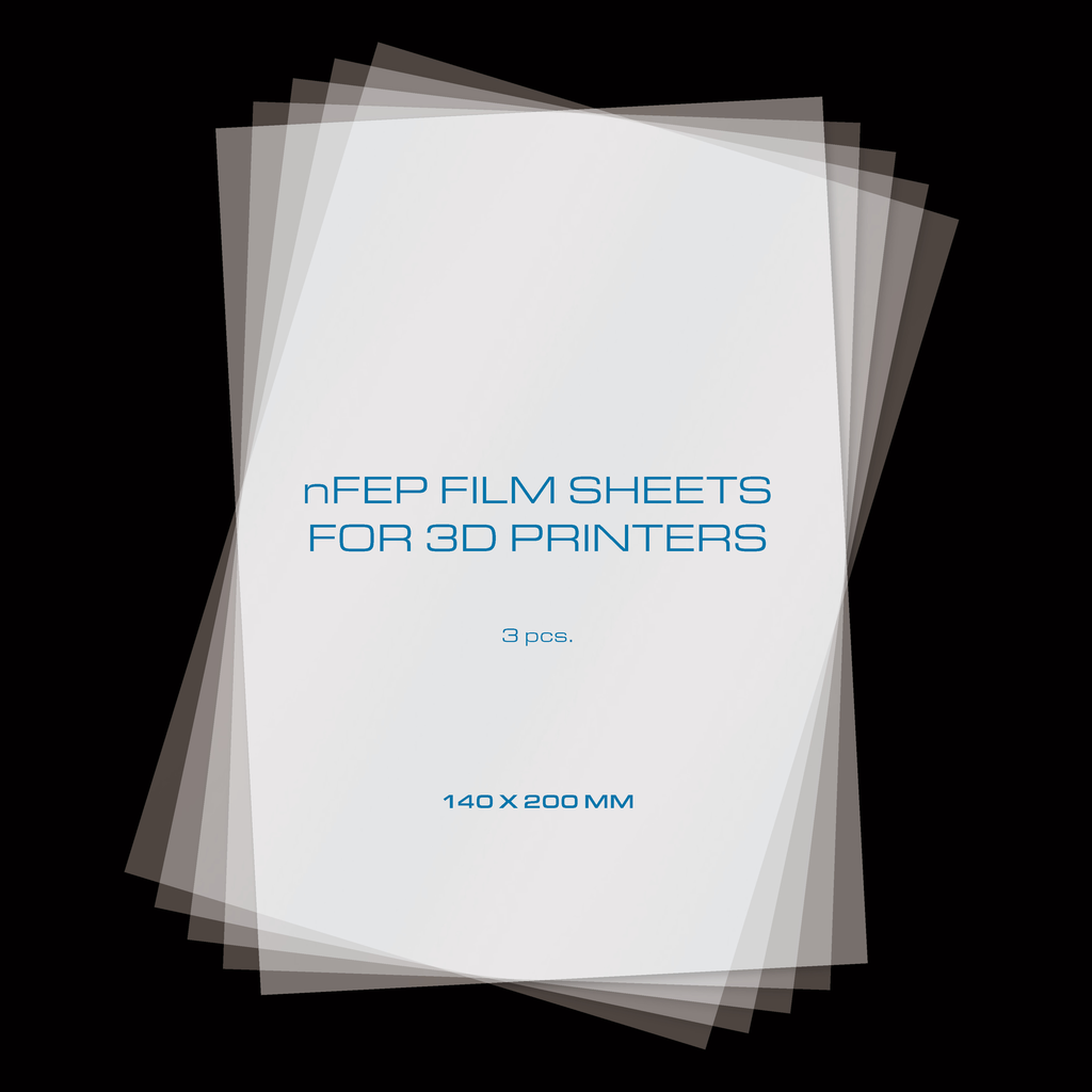 PrimaCreator nFEP Film Sheets for 3D Printers - 140 x 200 mm 1 Peice