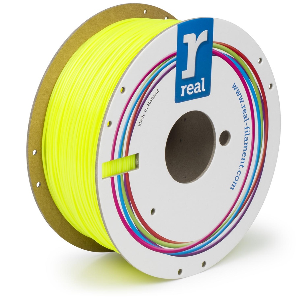 Real Filament PETG Translucent Yellow 1.75mm 1Kg