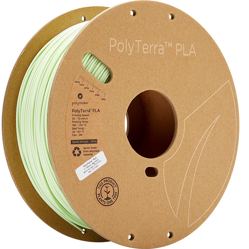Mint PLA 1.75mm 1Kg PolyTerra Polymaker