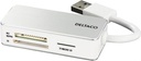 Deltaco USB 3.1 Card Reader - 3-slot