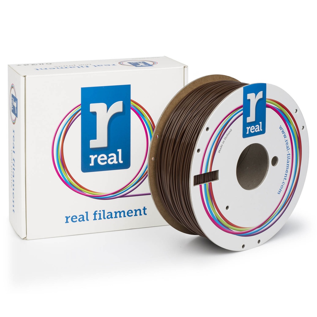 Real Filament PLA Brown 1.75mm 1Kg