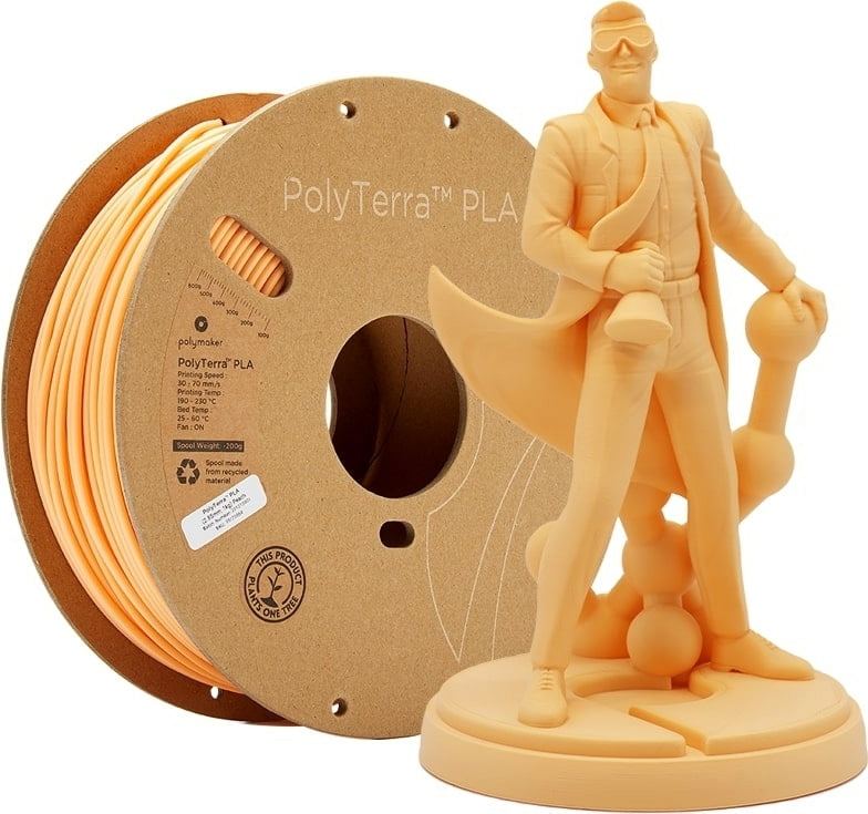 Peach PLA 1.75mm 1Kg PolyTerra Polymaker
