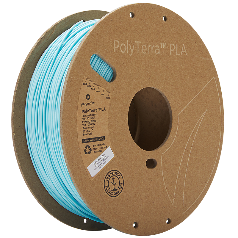 Ice PLA 1.75mm 1Kg PolyTerra Polymaker