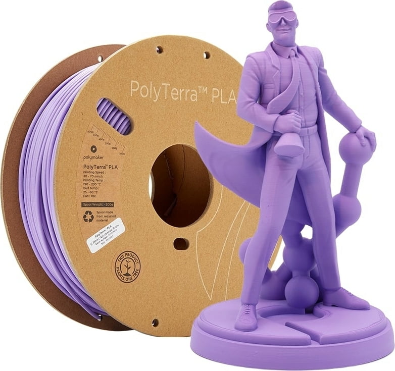 Lavender Purple PLA 1.75mm 1Kg PolyTerra Polymaker