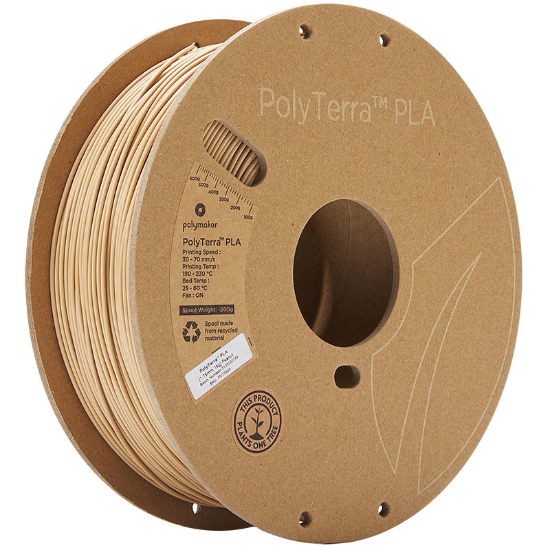 Peanut PLA 1.75mm 1Kg PolyTerra Polymaker