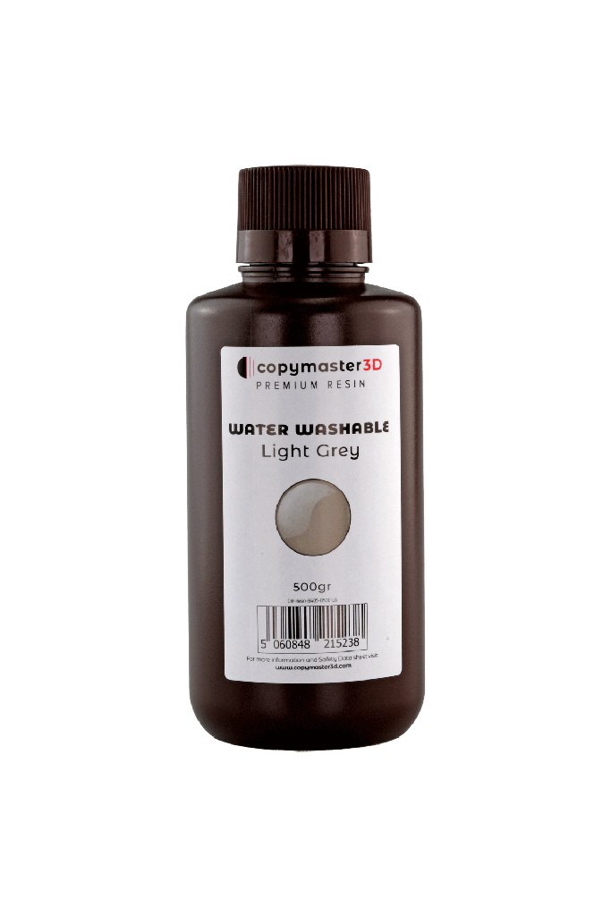 Light Grey Water Washable UV Resin - 500 ml - Copymaster3D