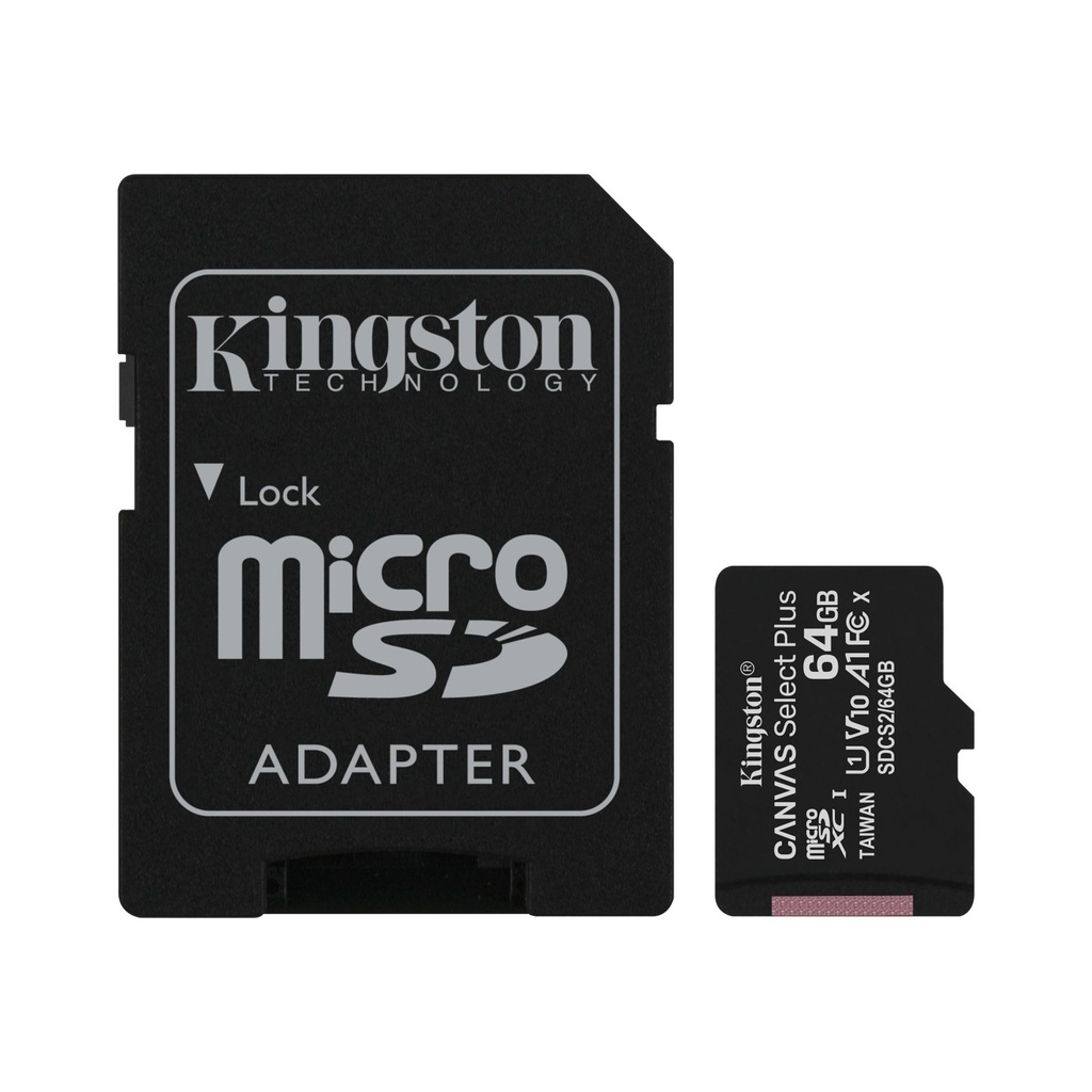 Kingston Canvas Select Plus microSD - 64 GB